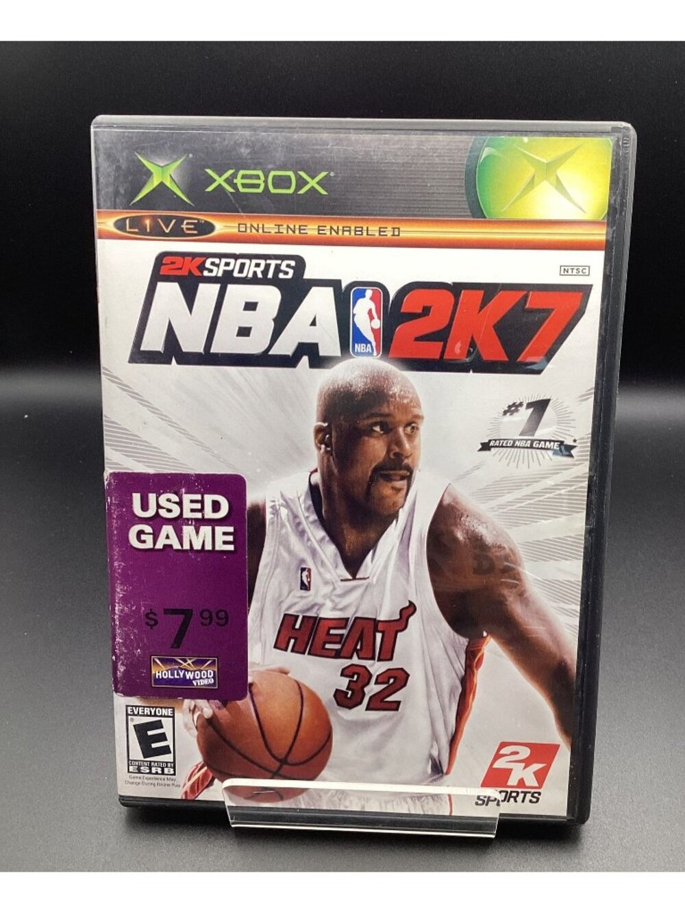 NBA 2K7 Microsoft Xbox 2006 Shaquille O'Neill Cover CIB Untested Basketball Game